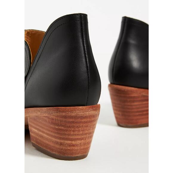 NEW Nisolo Women's Mia Everyday Leather Slip On Heeled Ankle Bootie Size 9 Black - Picture 3 of 9